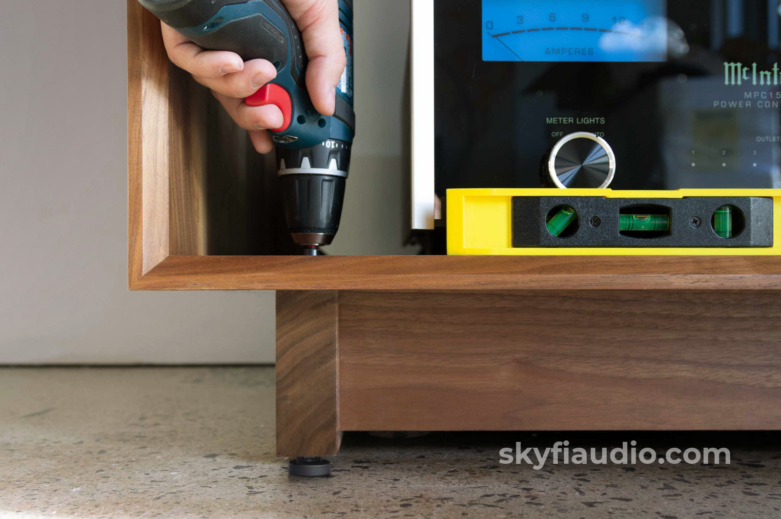 Mcintosh Solid Wood Audio Rack 1X2 By Symbol Accessory