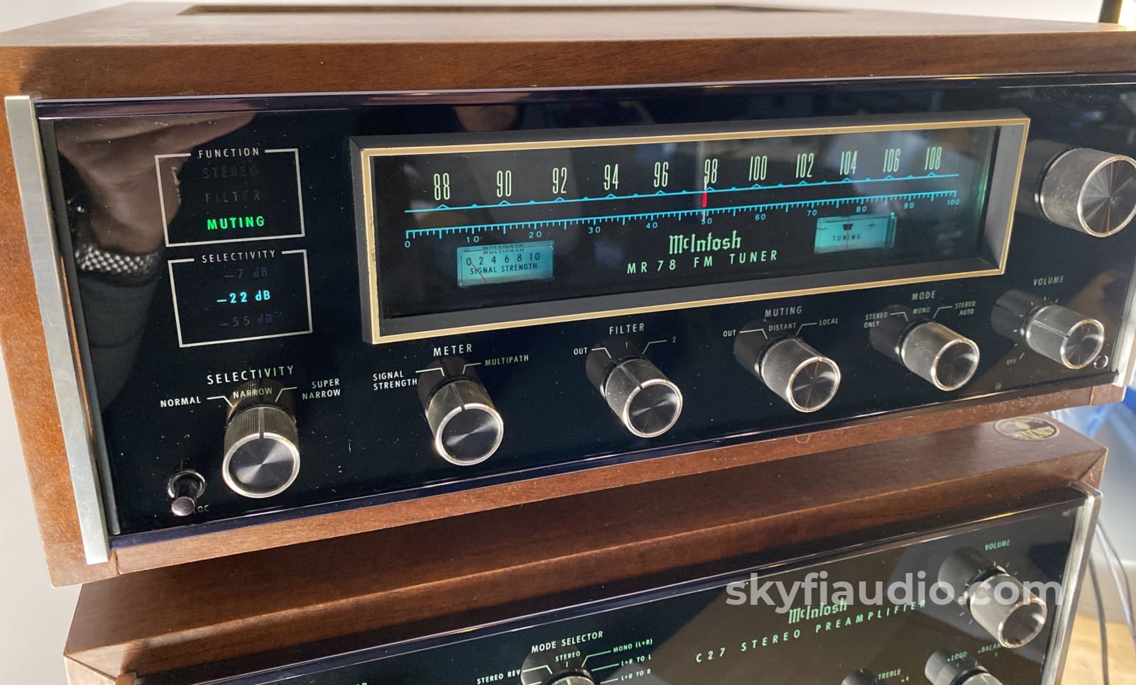 Mcintosh Vintage Curated Stereo System - Mc2125 Amp C27 Pre And Mr78 Tuner Amplifier