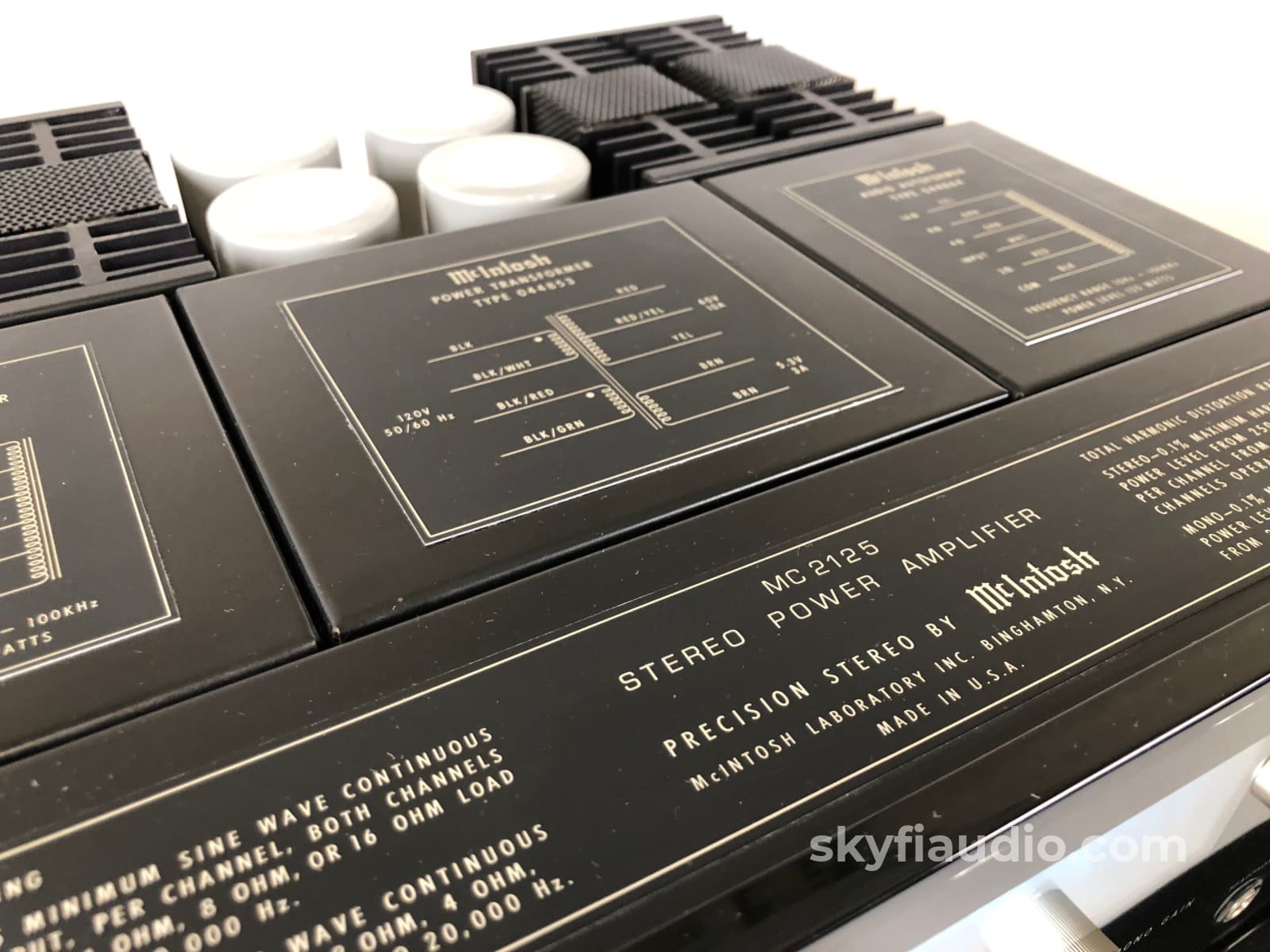 Mcintosh Vintage Solid State Amplifier Mc2125