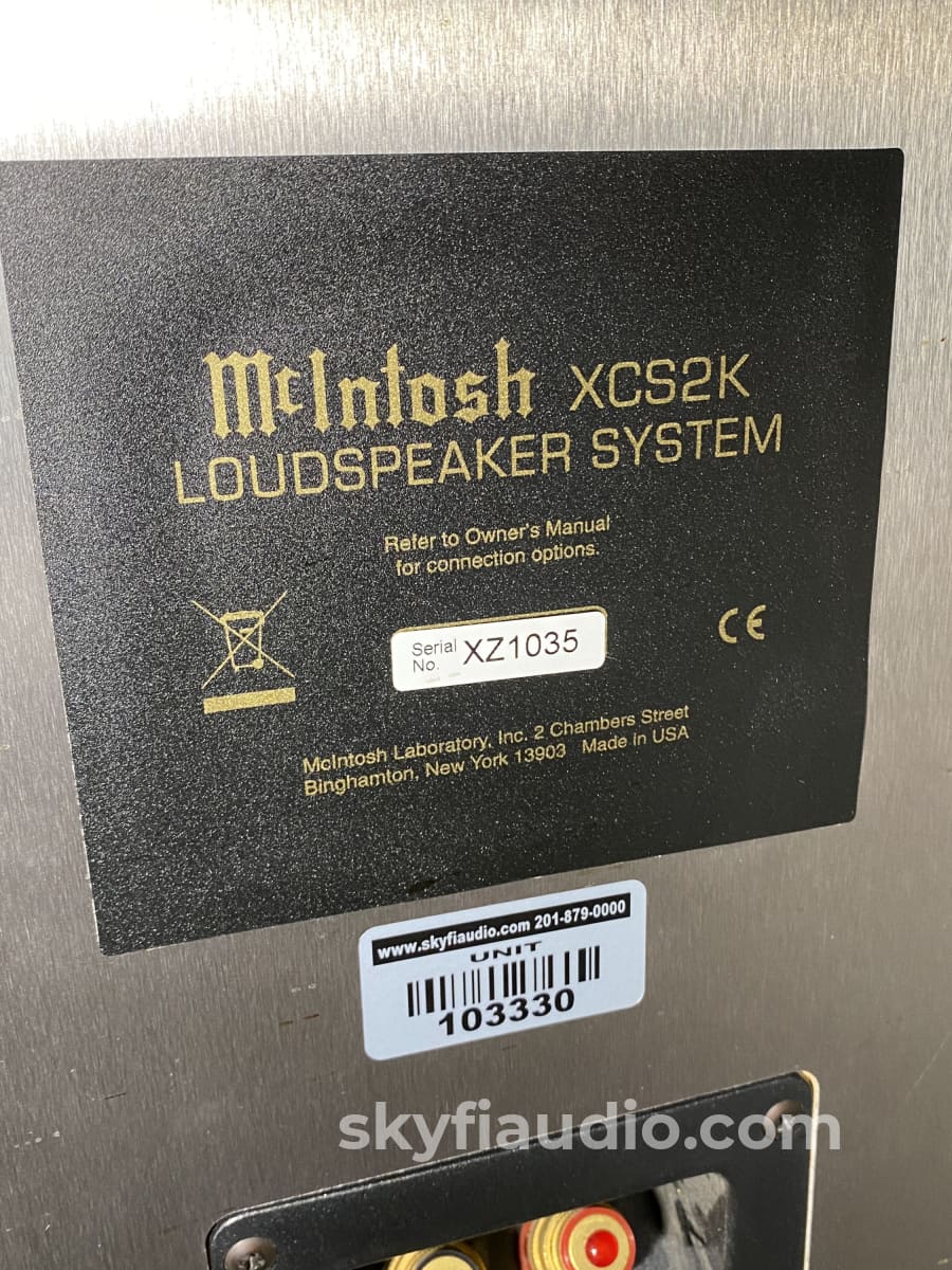 Mcintosh Xcs2K Center Channel Speaker - Huge! In-Store Purchase Only Speakers