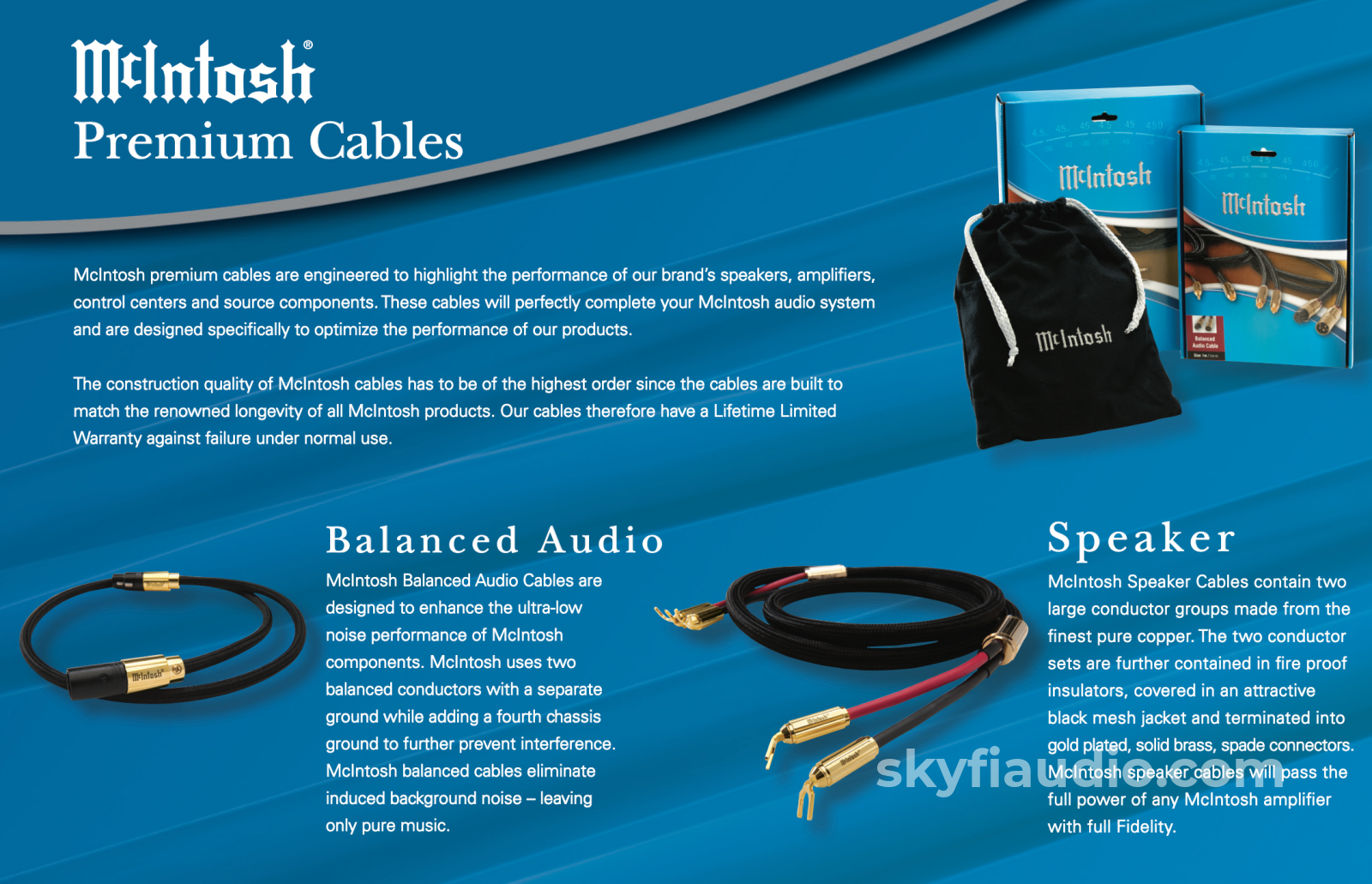 Mcintosh Xlr Audio Interconnects (Pair) - 2M In Store Only Cables