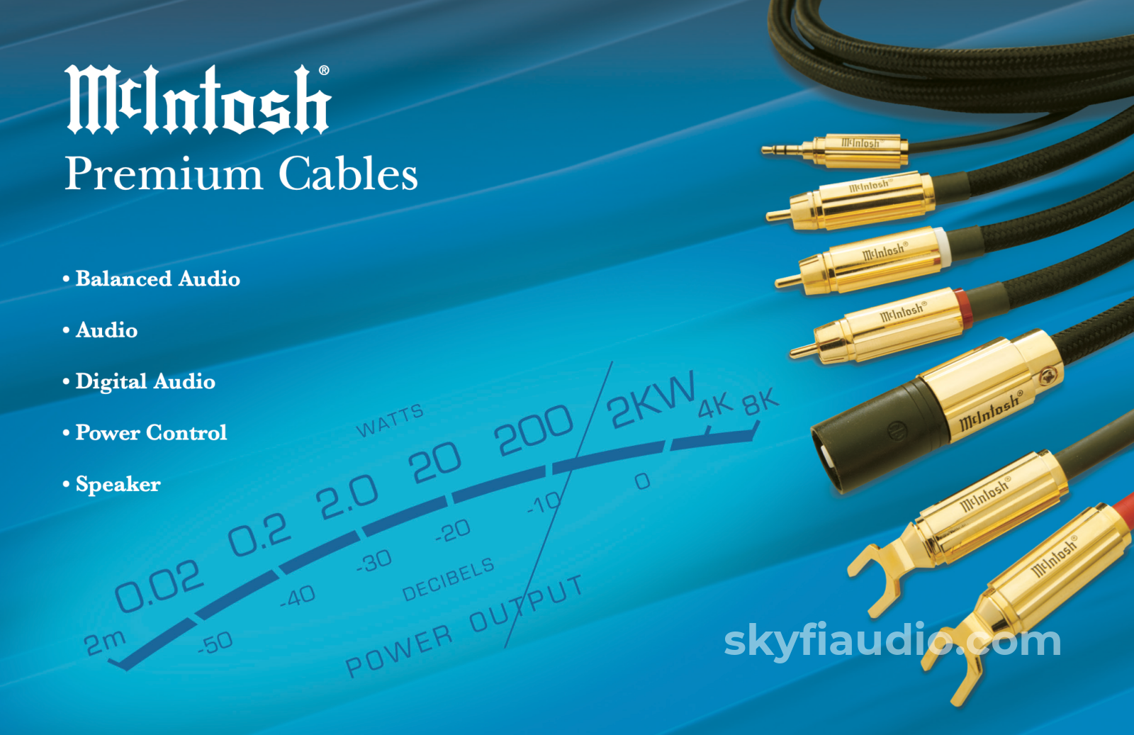 Mcintosh Xlr Audio Interconnects (Pair) - 2M In Store Only Cables