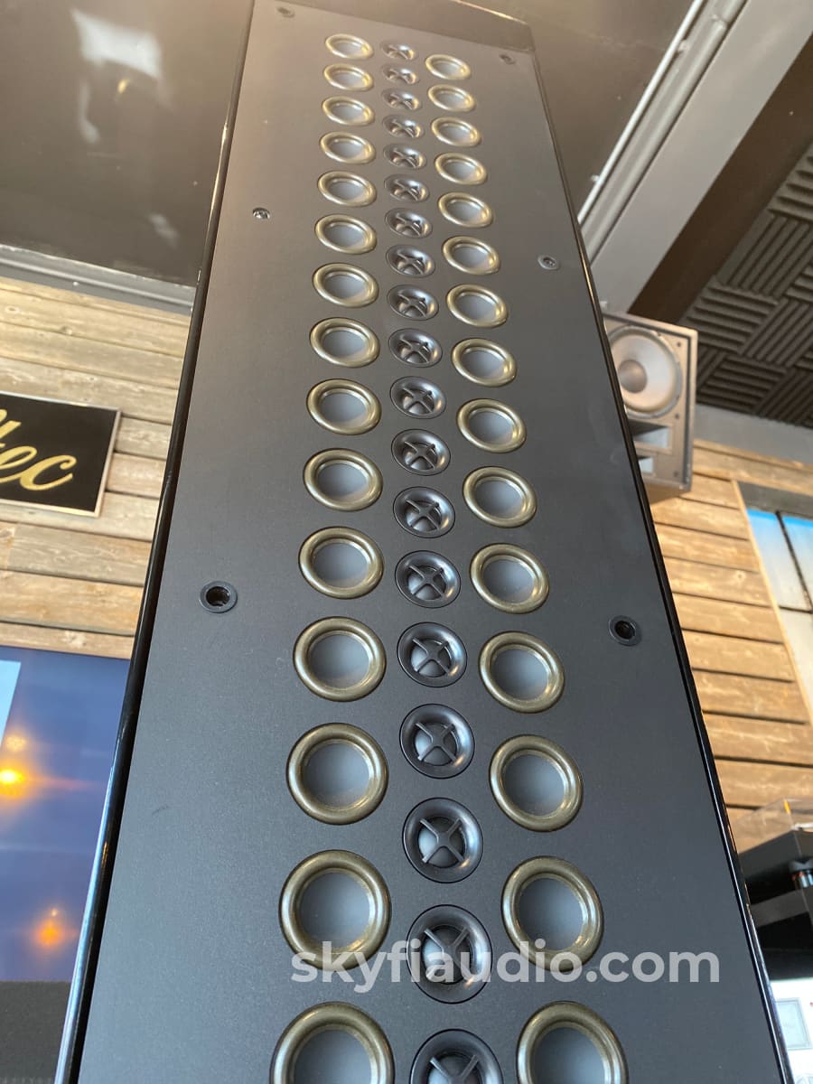 Mcintosh Xrt1K Line Array Speakers - 1200W Power Rating High-Gloss Piano Black