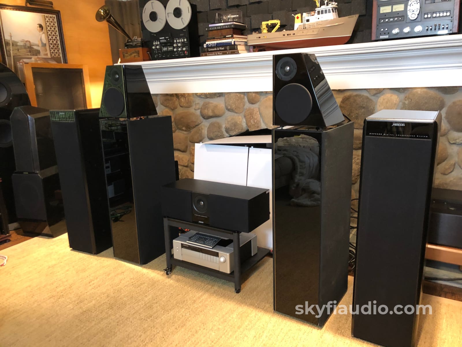 Meridian 5-Channel Home Theater System Complete Stereophile Class A Speakers