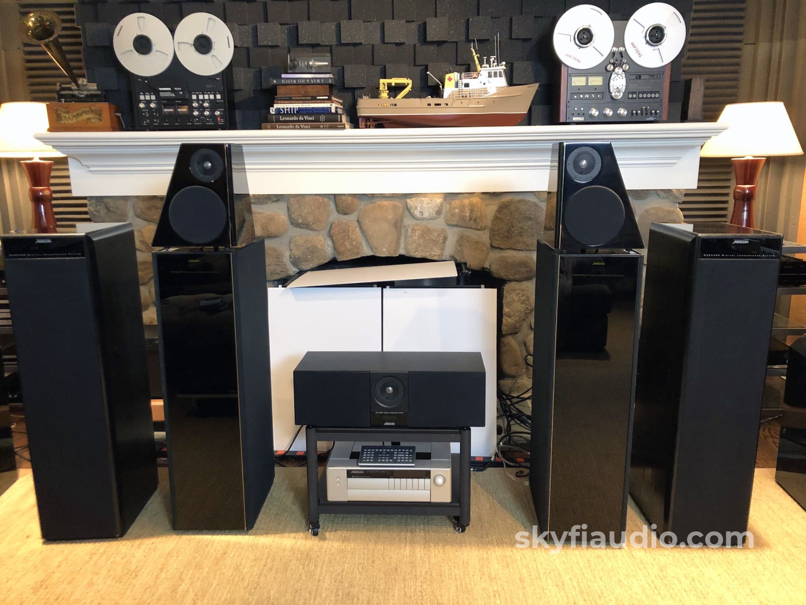 Meridian 5-Channel Home Theater System Complete Stereophile Class A Speakers