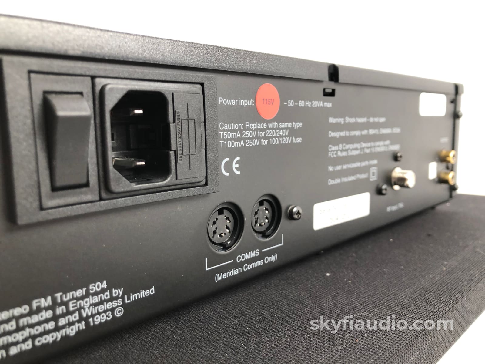 Meridian 504 Vintage Digital Fm Tuner