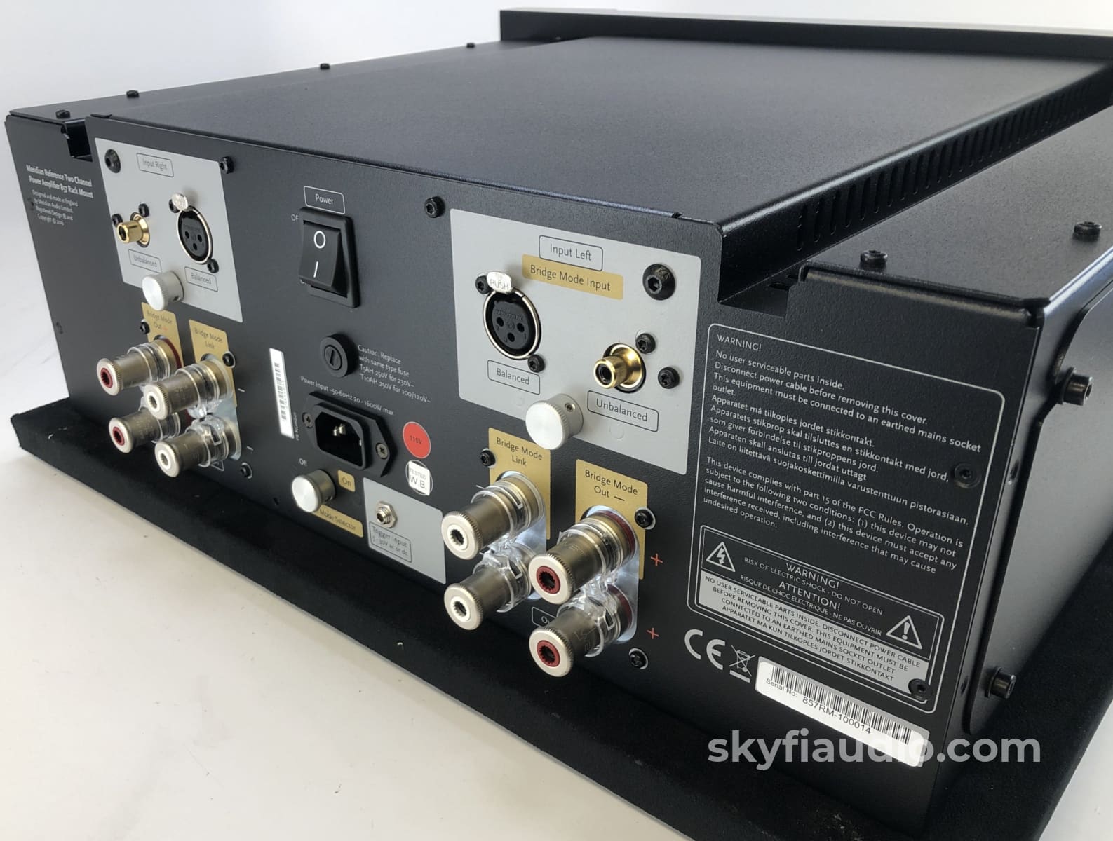Meridian 857 Reference Two Channel Power Amplifier - Like New