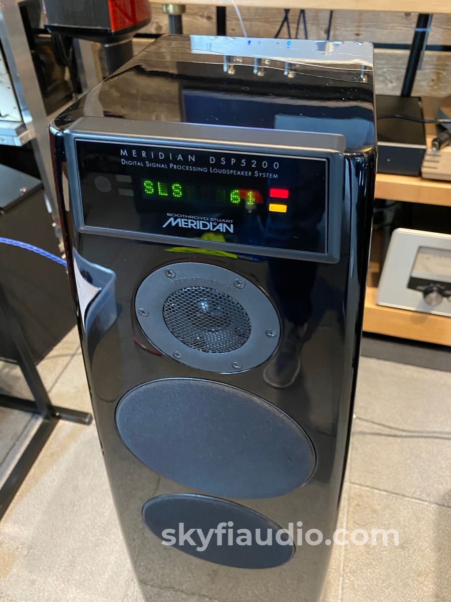 Meridian DSP5200 Digital Active Speakers, With Upgrades and Cartons, $