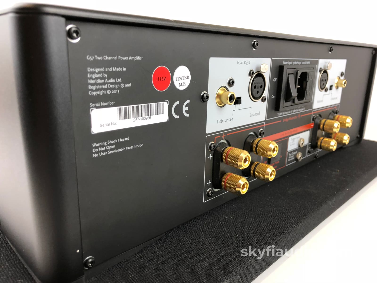 Meridian G57 200W Solid State Amplifier - Complete And Like New