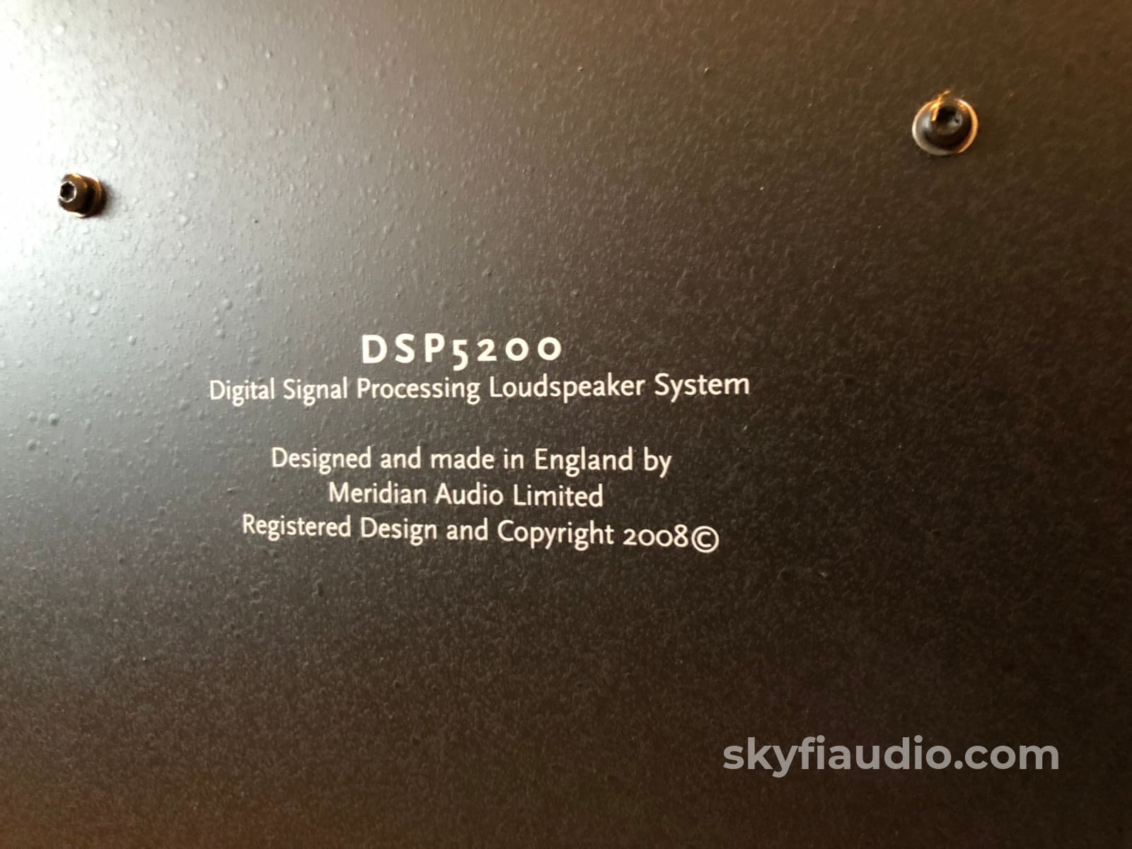 Meridian Special Edition Dsp5200 Digital Active Speakers In Original Boxes