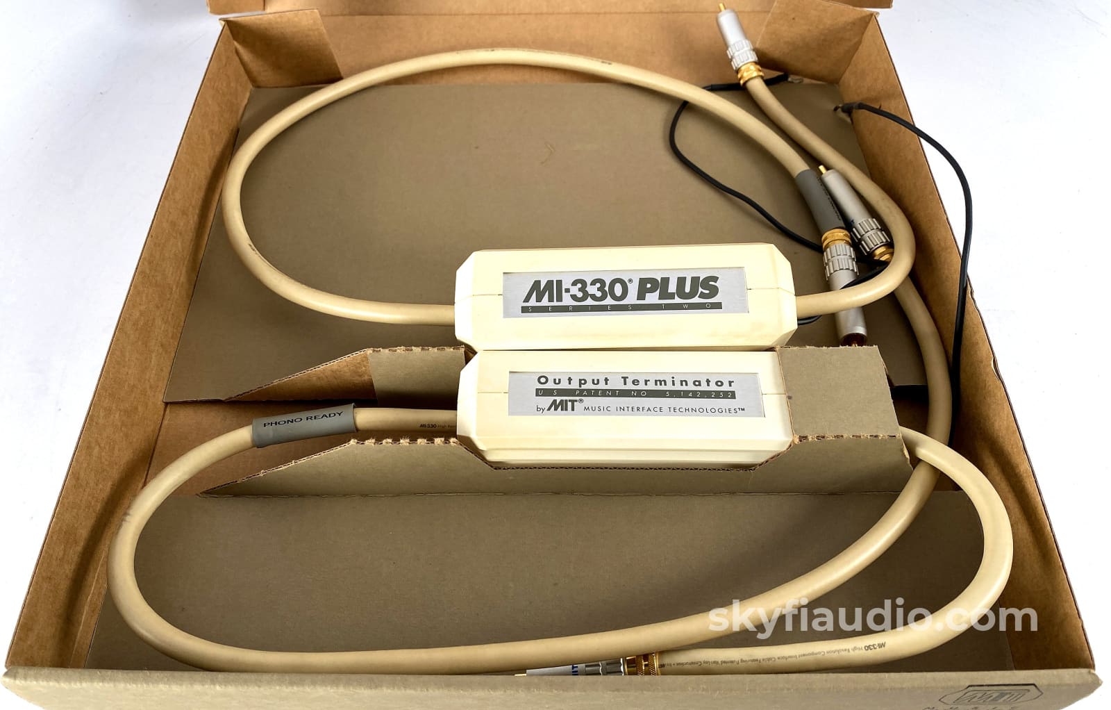 Mit (Music Interface Technology) Mi-330 Plus Series Two Phono Cable Rare! 1M Cables