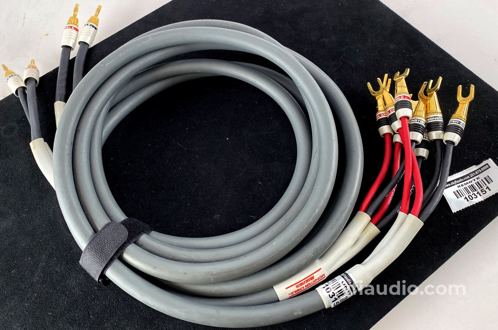 Monster Cable M Series - M1.4S Bi-Wire Speaker Cables 8Ft