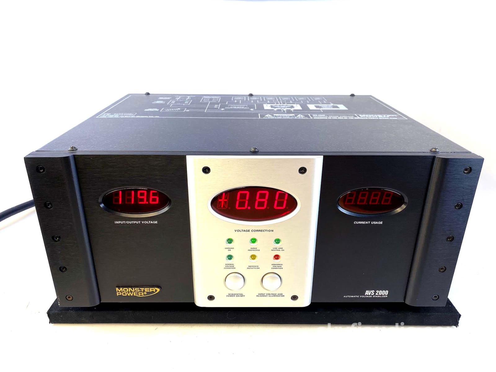 Monster Power Avs 2000 - Automatic Voltage Stabilizer Conditioner