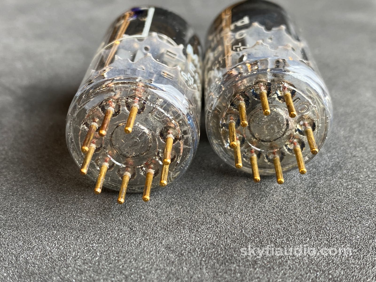 Pair Of Strong Mullard Cv2492 (E88Cc / 6922) Gold Pin Vacuum Tubes Accessory