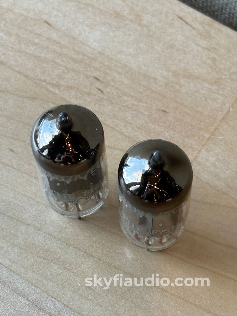 Mullard ECC82 / 12AU7 Tube Pair Gain Matched - Branded ’The Fisher’ Accessory