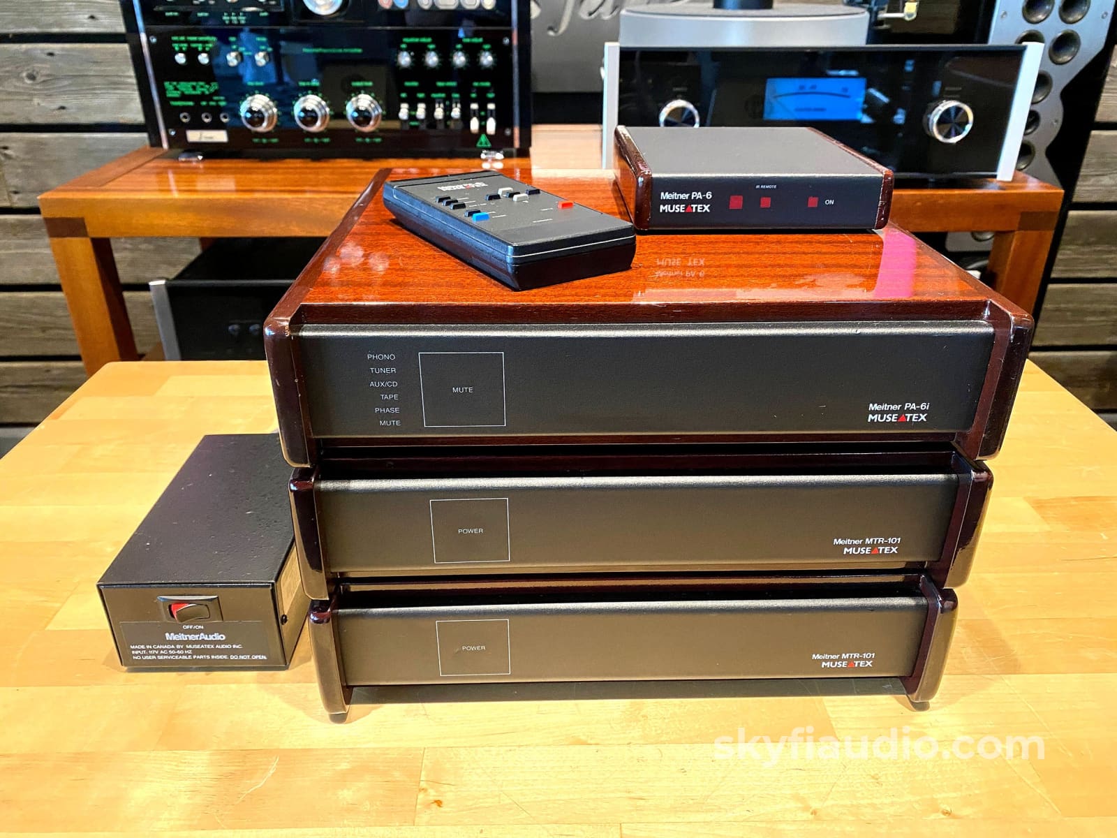 Museatex Meitner Pa6I & Mtr-101 Monoblock Amplifier System Preamplifier
