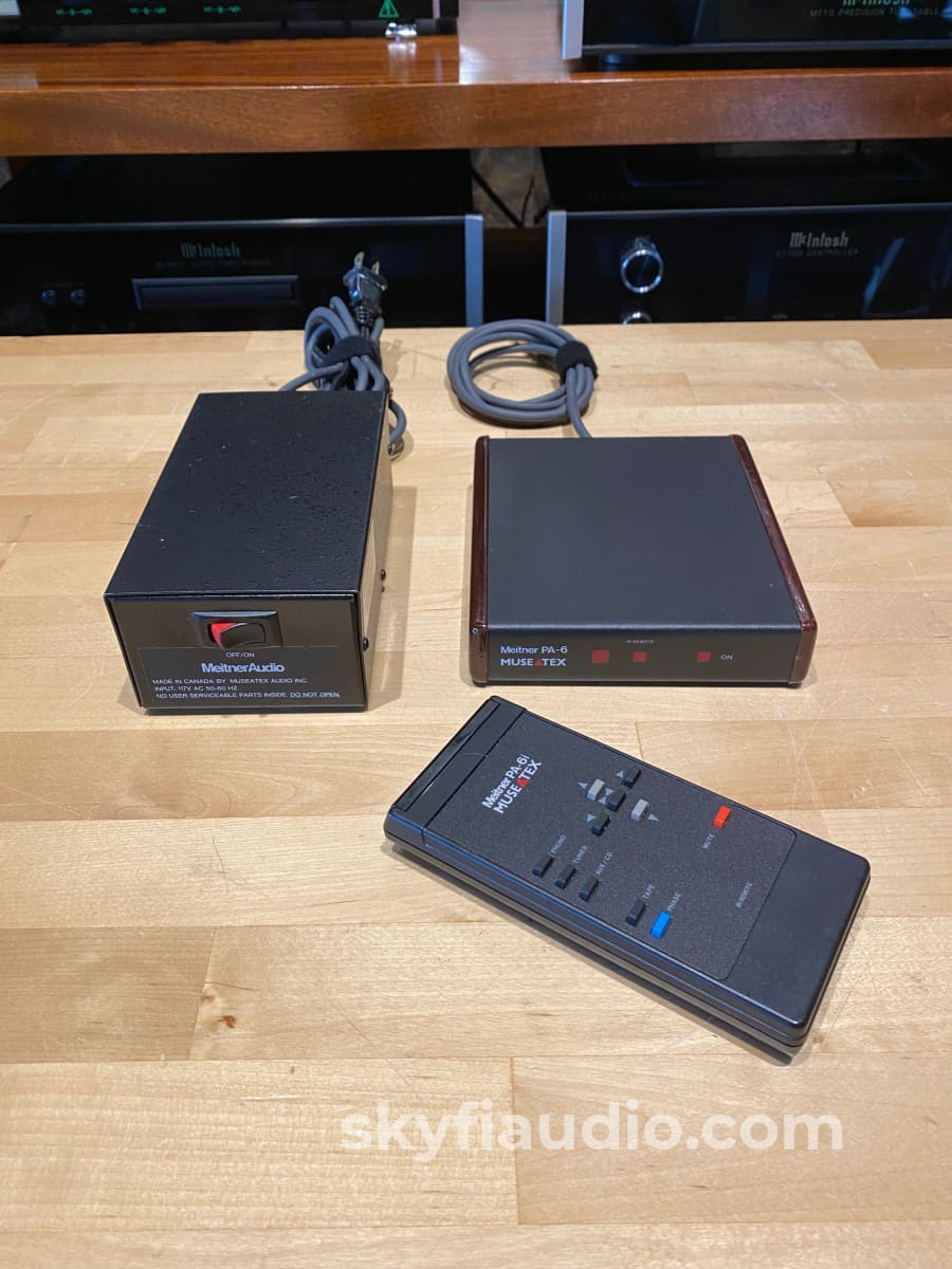 Museatex Meitner Pa6I & Mtr-101 Monoblock Amplifier System Preamplifier