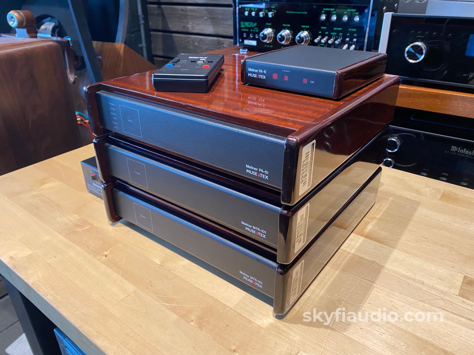 Museatex Meitner Pa6I & Mtr-101 Monoblock Amplifier System Preamplifier