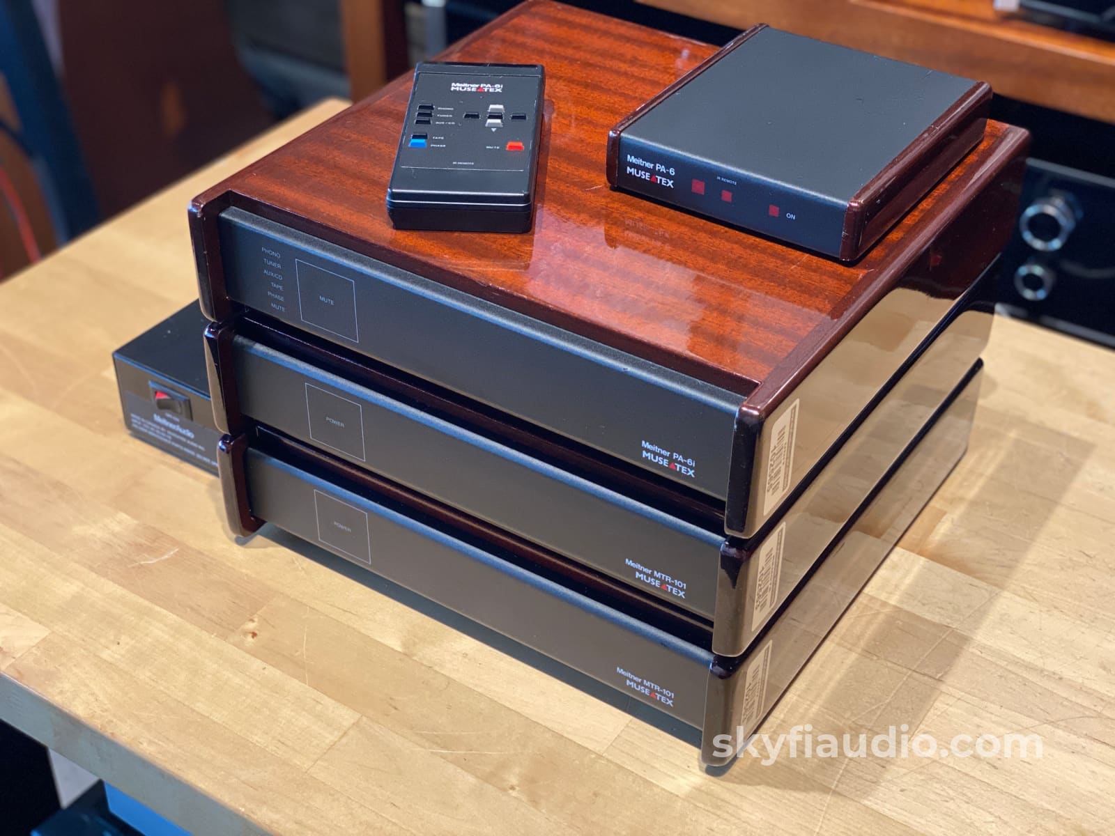 Museatex Meitner Pa6I & Mtr-101 Monoblock Amplifier System Preamplifier