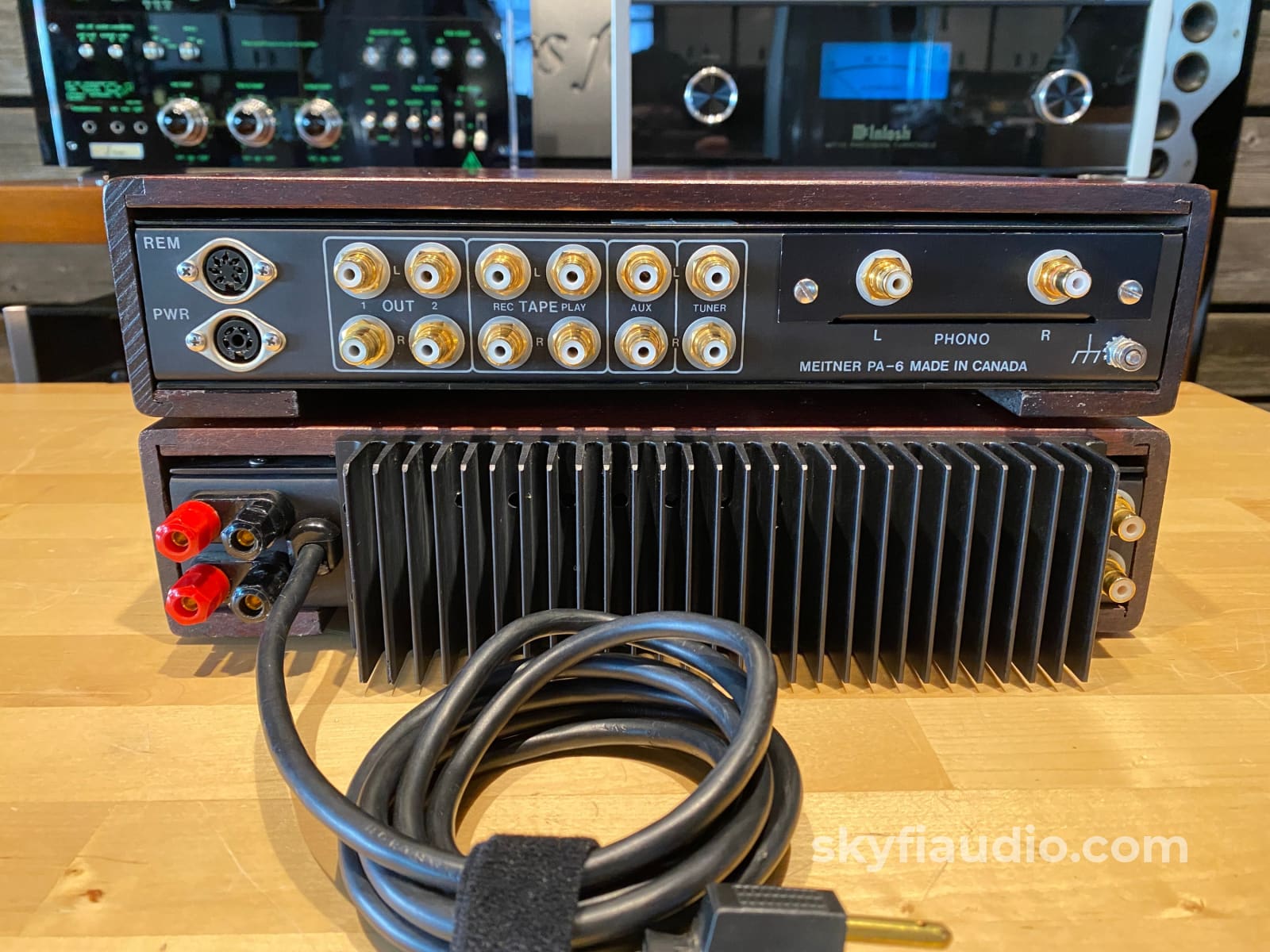 Museatex Meitner Pa6I Preamp + Str-50 Amplifier System With Wired Remote Preamplifier