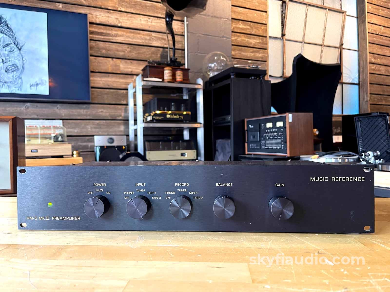 Music Reference Rm-5 Mk Ii Tube Preamplifier With Phono