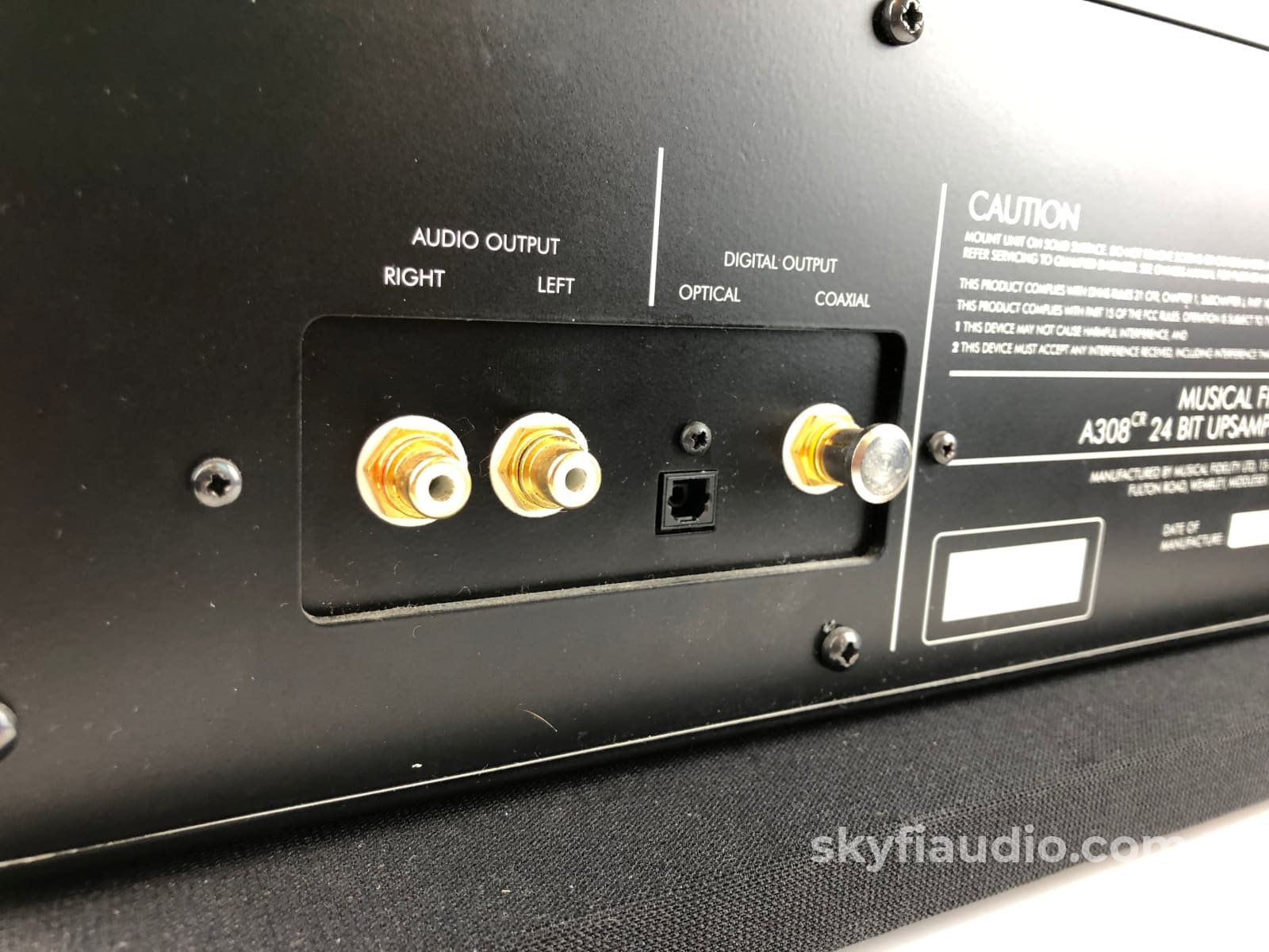Musical Fidelity A308Cr Upsampling 24-Bit Cd Player With Mods By The Upgrade Company + Digital