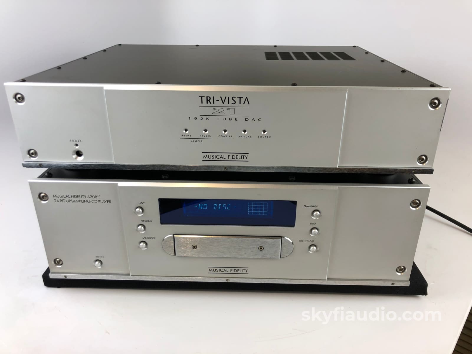 Musical Fidelity A308Cr Upsampling 24-Bit Cd Player With Mods By The Upgrade Company + Digital