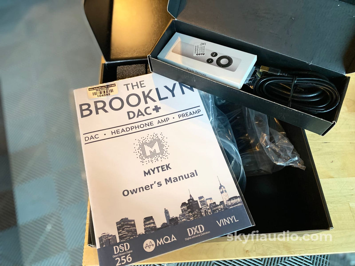 Mytek Brooklyn Dac+ Stereophile Class A - Complete Set Cd + Digital