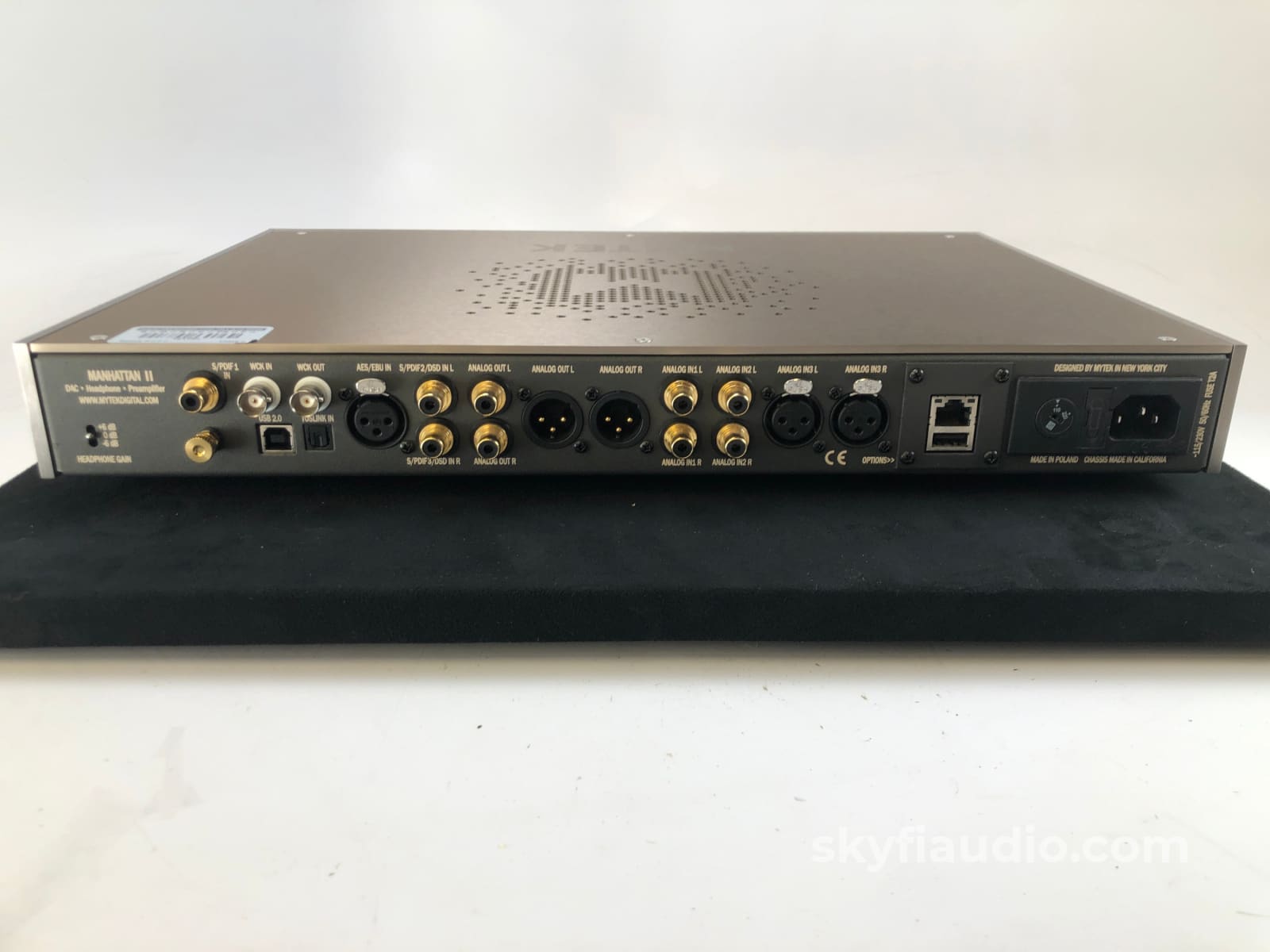 Mytek Manhattan Dac Ii With Streamer Network Card - Easiest Path To Tidal Master Audio Quality Cd +