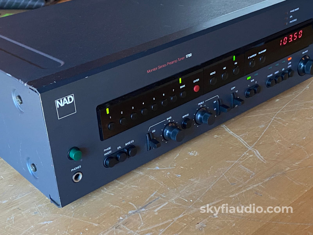 Nad 1700 Monitor Series Vintage Preamp Tuner Preamplifier