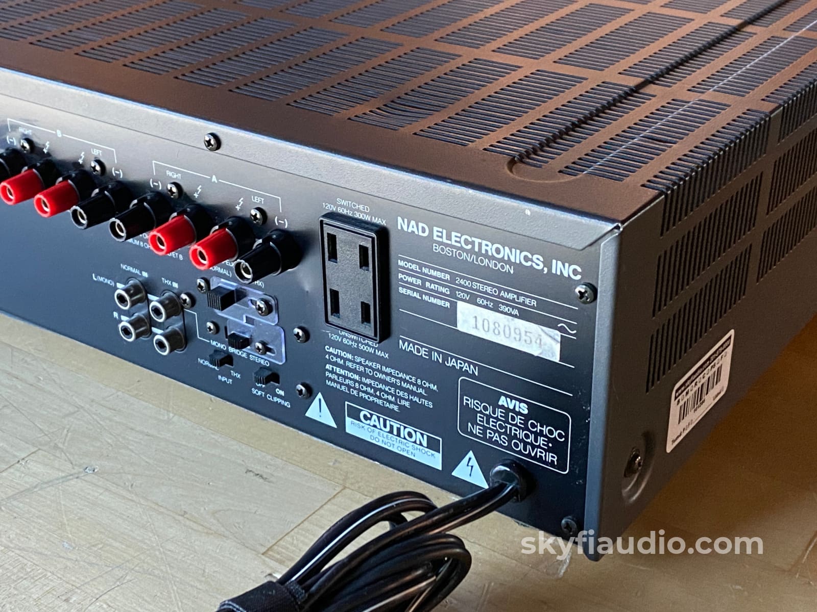 Nad 2400 Monitor Series Amplifier Thx Rated
