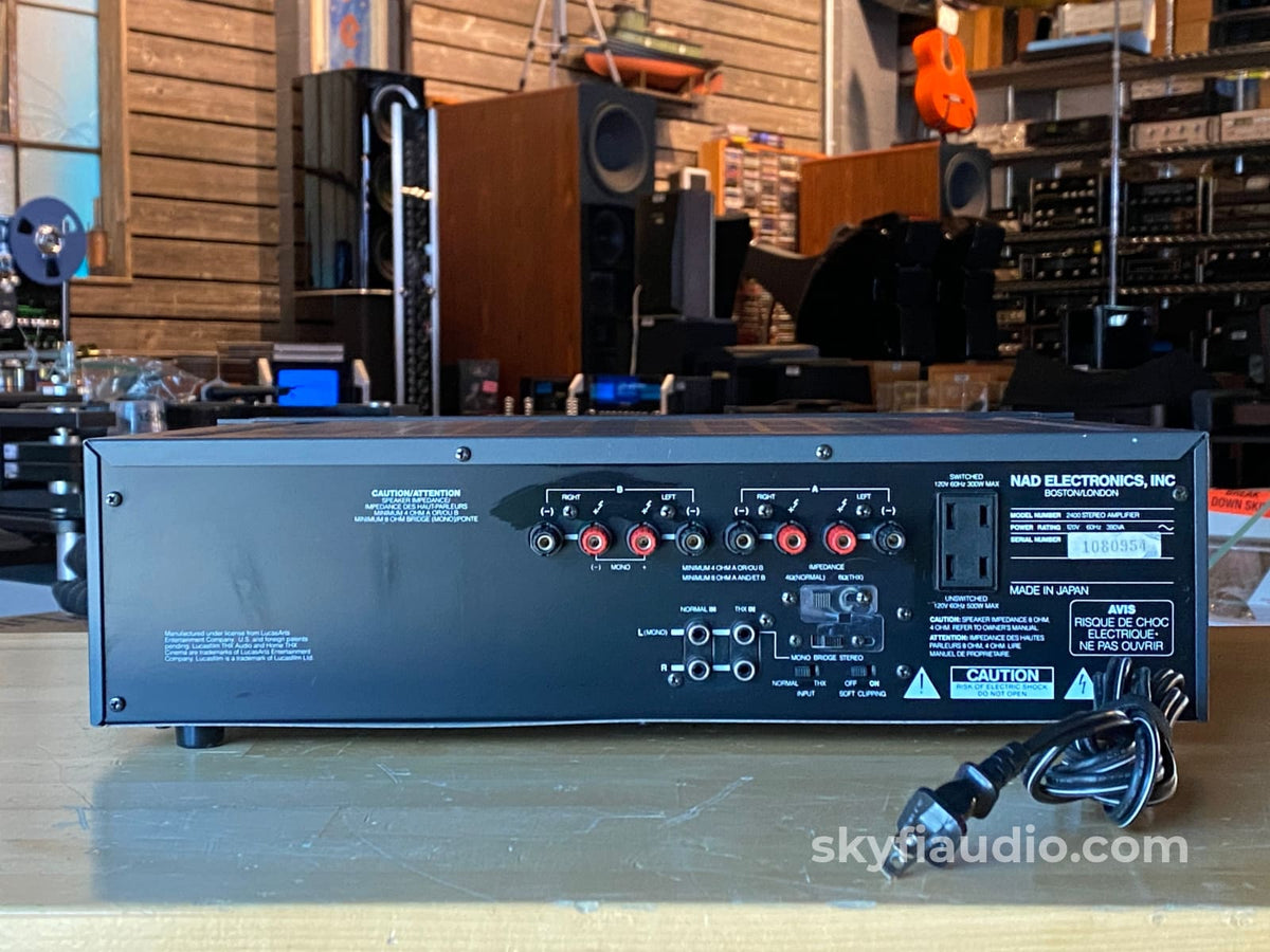 Nad 2400 Monitor Series Amplifier Thx Rated