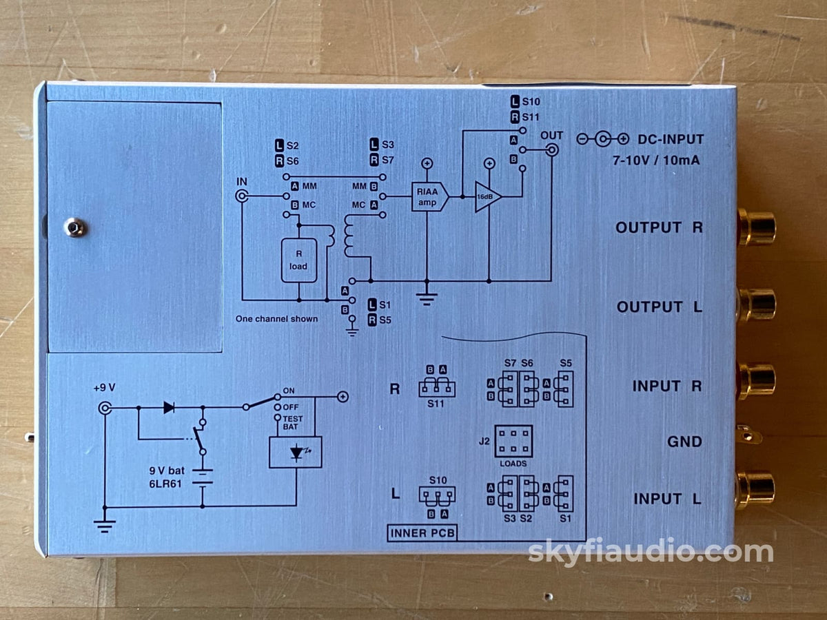 Nagra Bps Bipolar Transistor Phono Stage Mm/Mc Mint And Complete - Battery Or Dc Powered