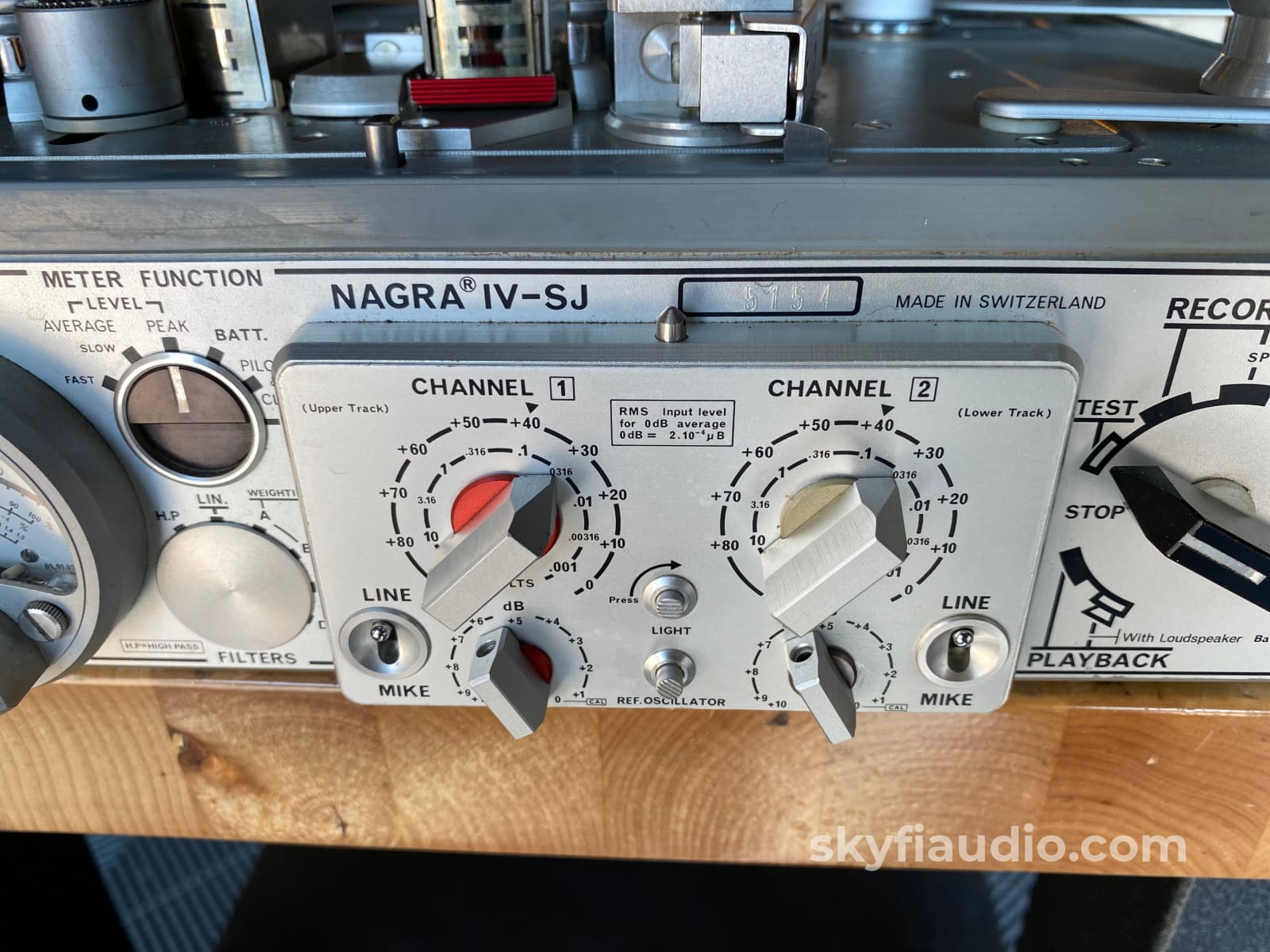 Nagra IV-SJ Reel to Reel with Accessories and 10