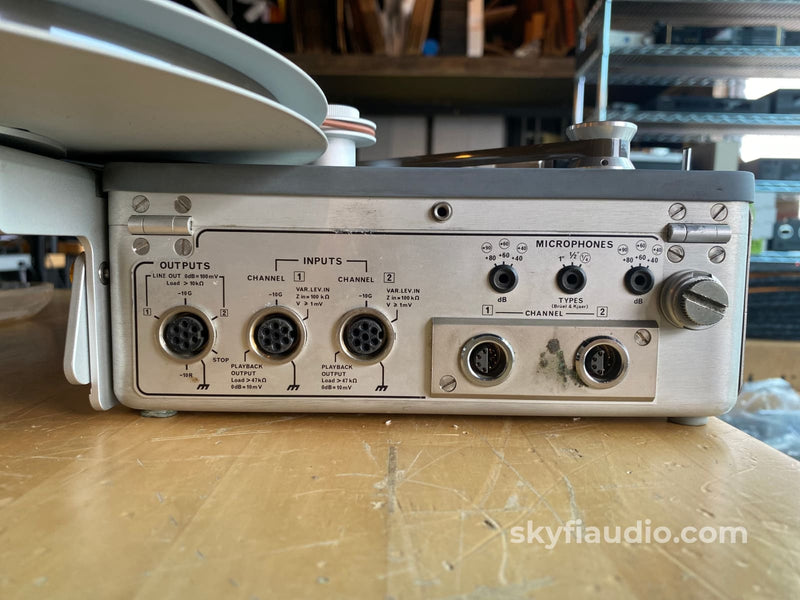 Nagra Vi-Sj Reel To With Accessories Tape Deck