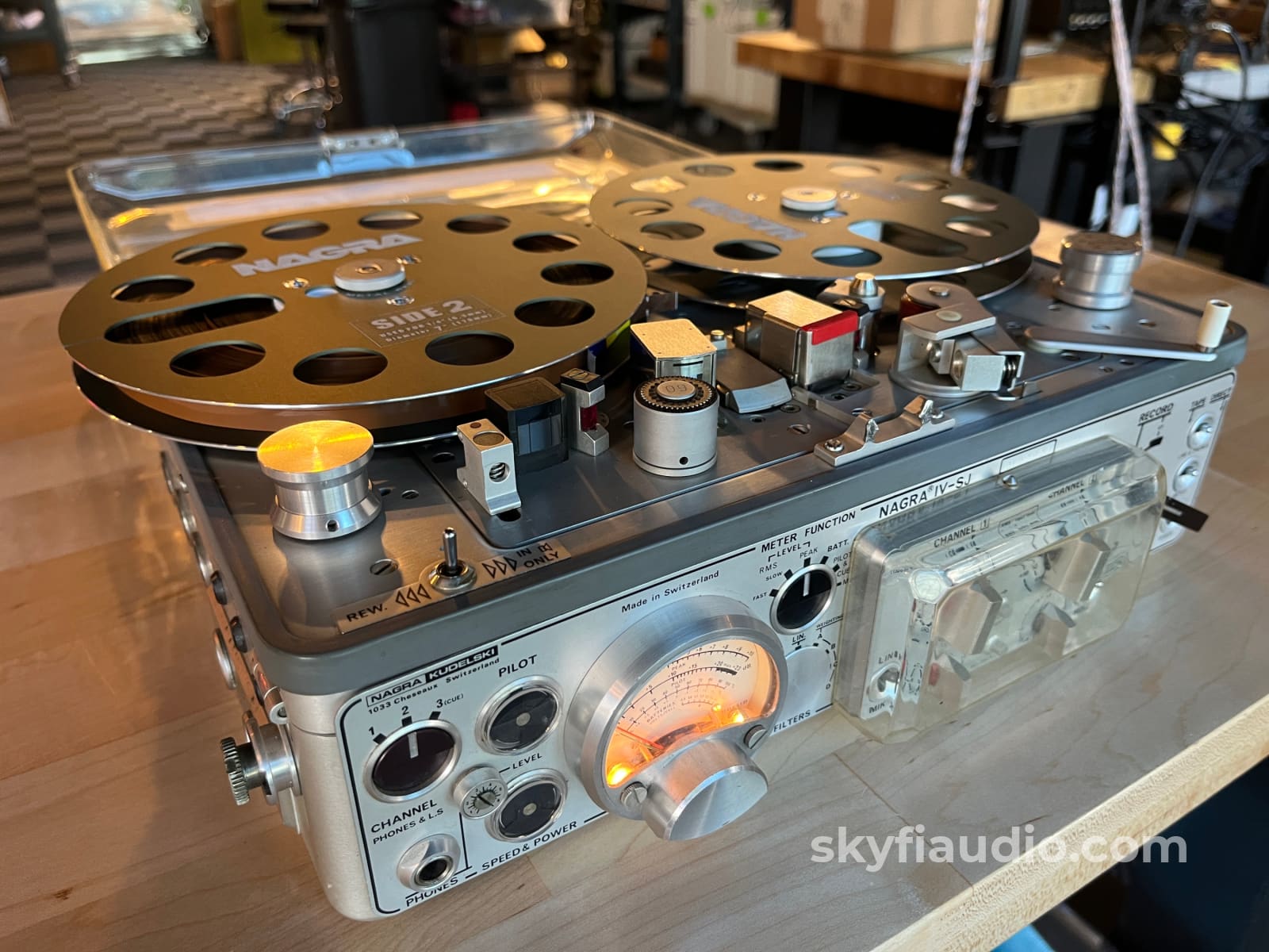 Nagra IV-SJ Vintage Reel to Reel Tape Recorder Tape Deck