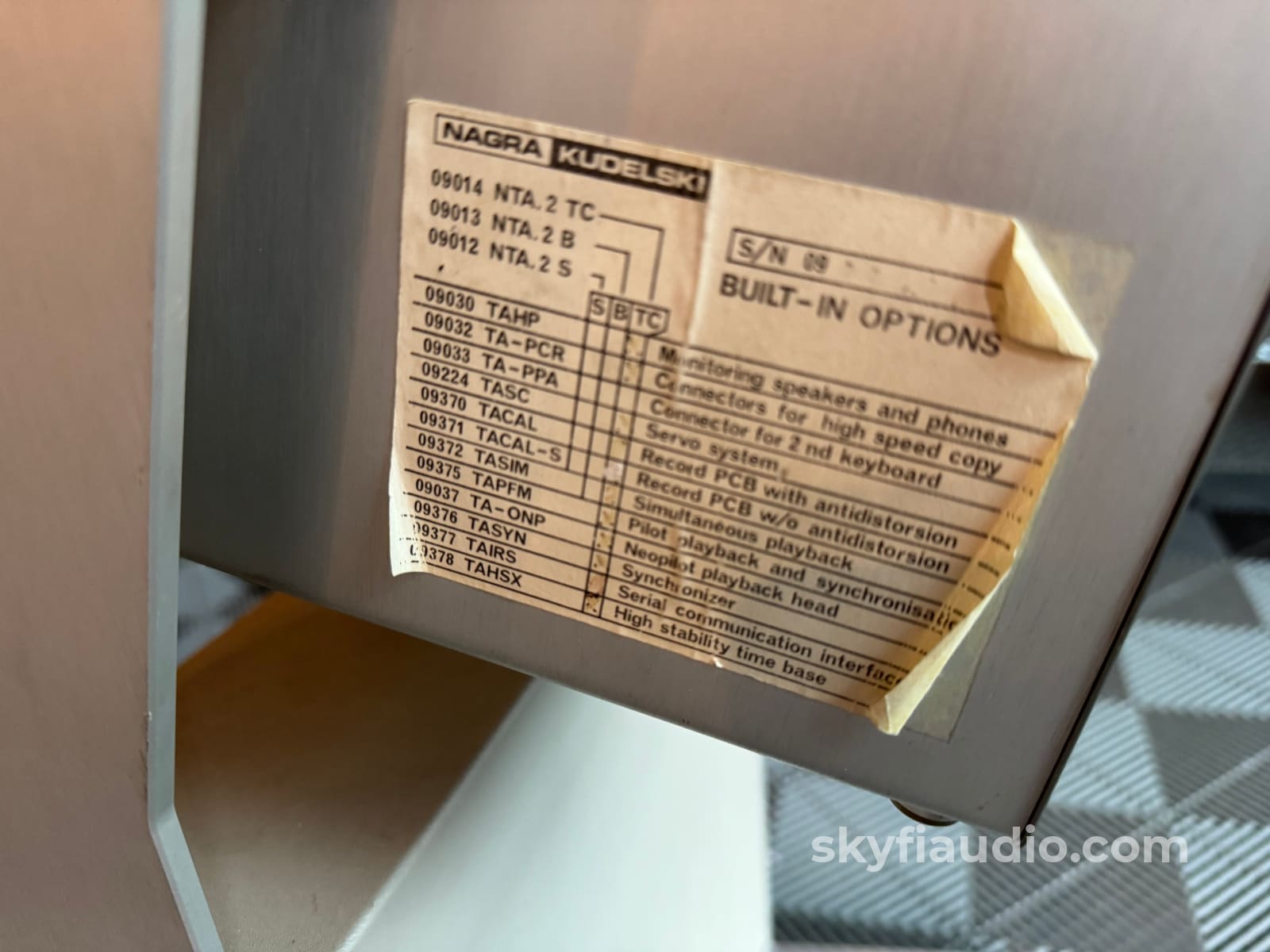 Nagra T-Audio Reel To Machine - Legendary Ready Ship Tape Deck