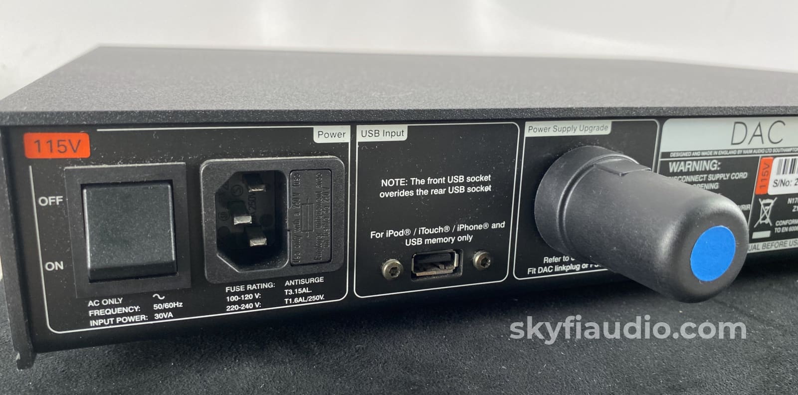 Naim Audio Dac Digital To Analog Converter 24Bit/768Khz Resolution Cd +