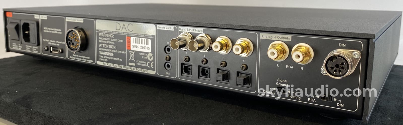 Naim Audio Dac With Upgraded Witch Hat Cable - Like New In Box Cd + Digital