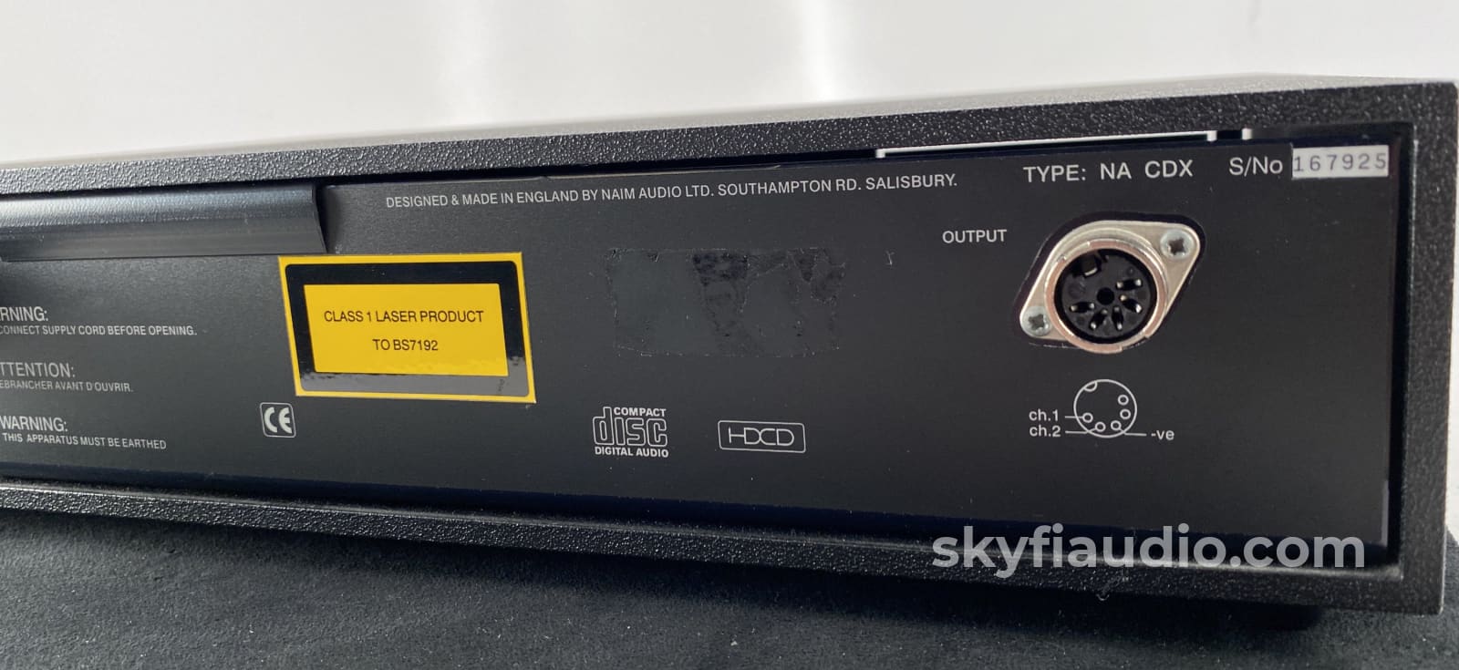 Naim Audio Na Cdx Hdcd Player Cd + Digital
