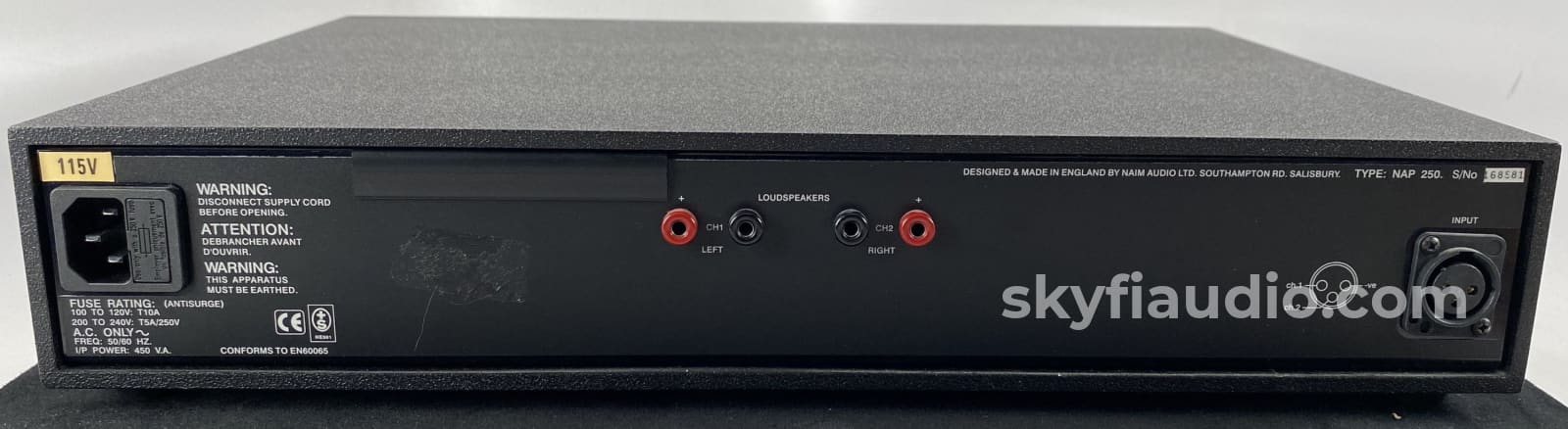 Naim Audio Nap 250 Vintage Stereo Amplifier (Olive Series)