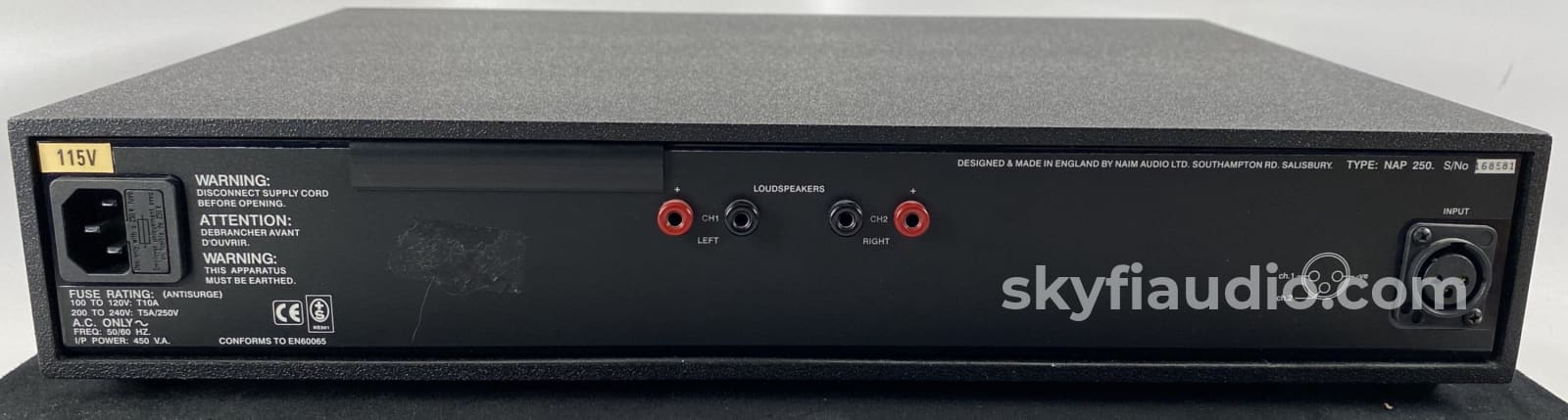 Naim Audio Nap 250 Vintage Stereo Amplifier (Olive Series)