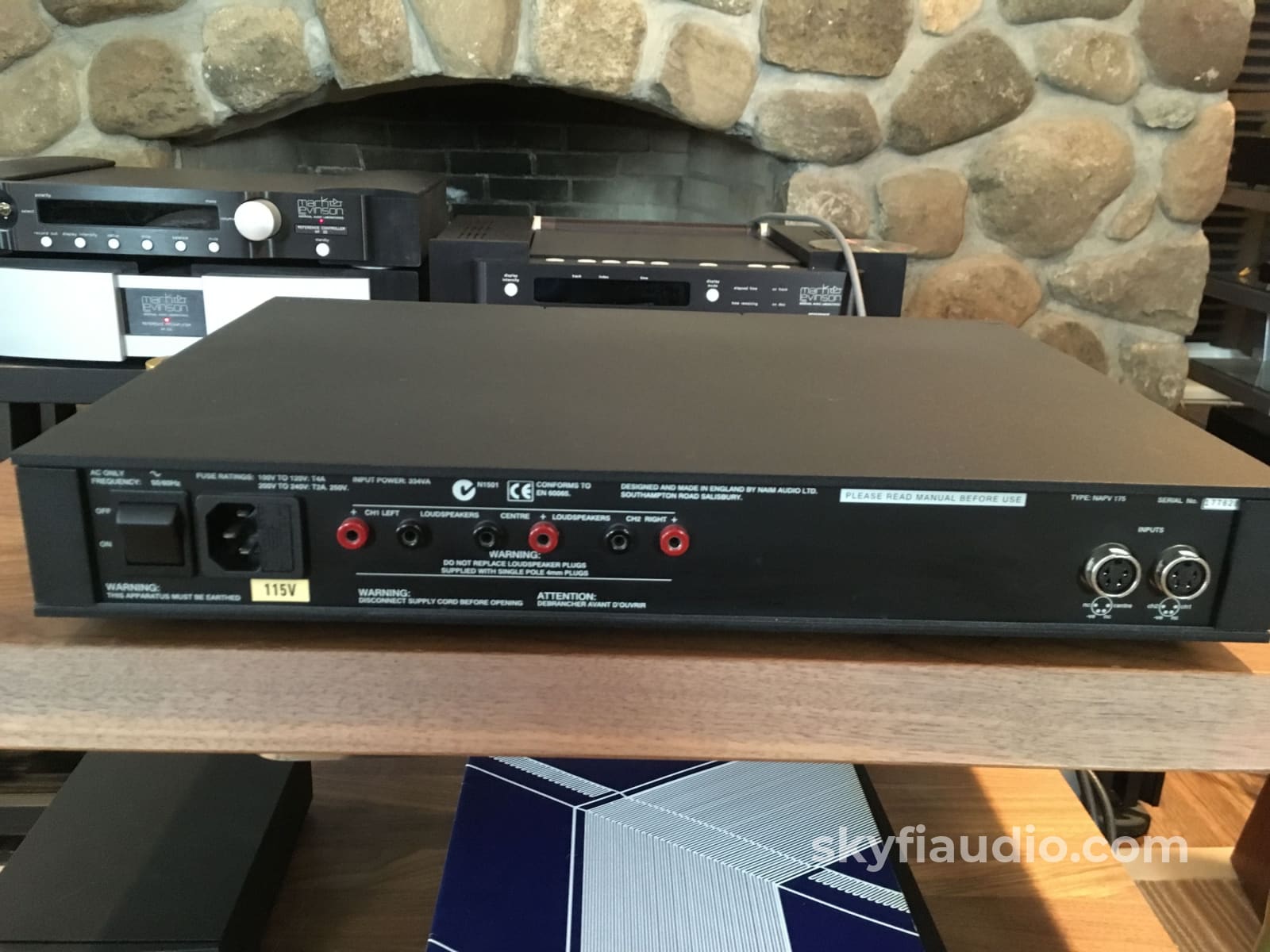 Naim Audio Nap-V175 3-Channel Solid State Amplifier - Rare And Made In The Uk (B)