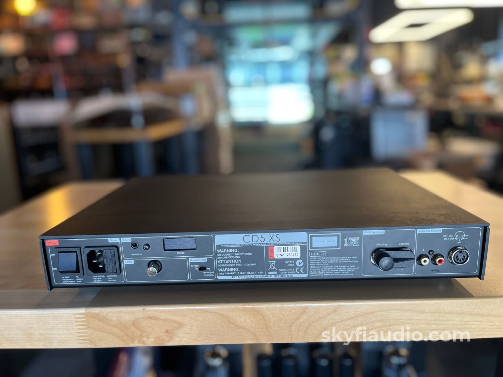 Naim CD5 XS CD Player - Complete W/Box + Manual - CD + Digital