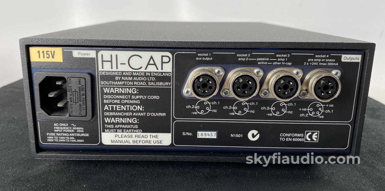 Naim Hi-Cap Power Supply Upgrade Just About Any Piece Accessory