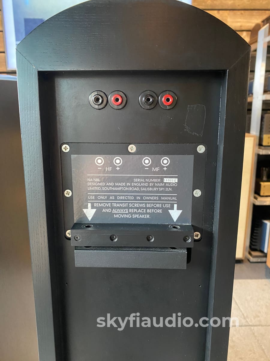 Naim Audio Na Nbl Speakers W/Snaxo Crossover And Hicap Stereophile Favorite