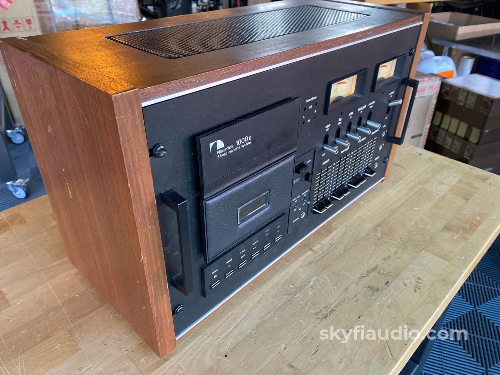 Nakamichi 1000 Mkii Tri-Tracer - Three Head Dual Capstan Cassette System Survivor Tape Deck