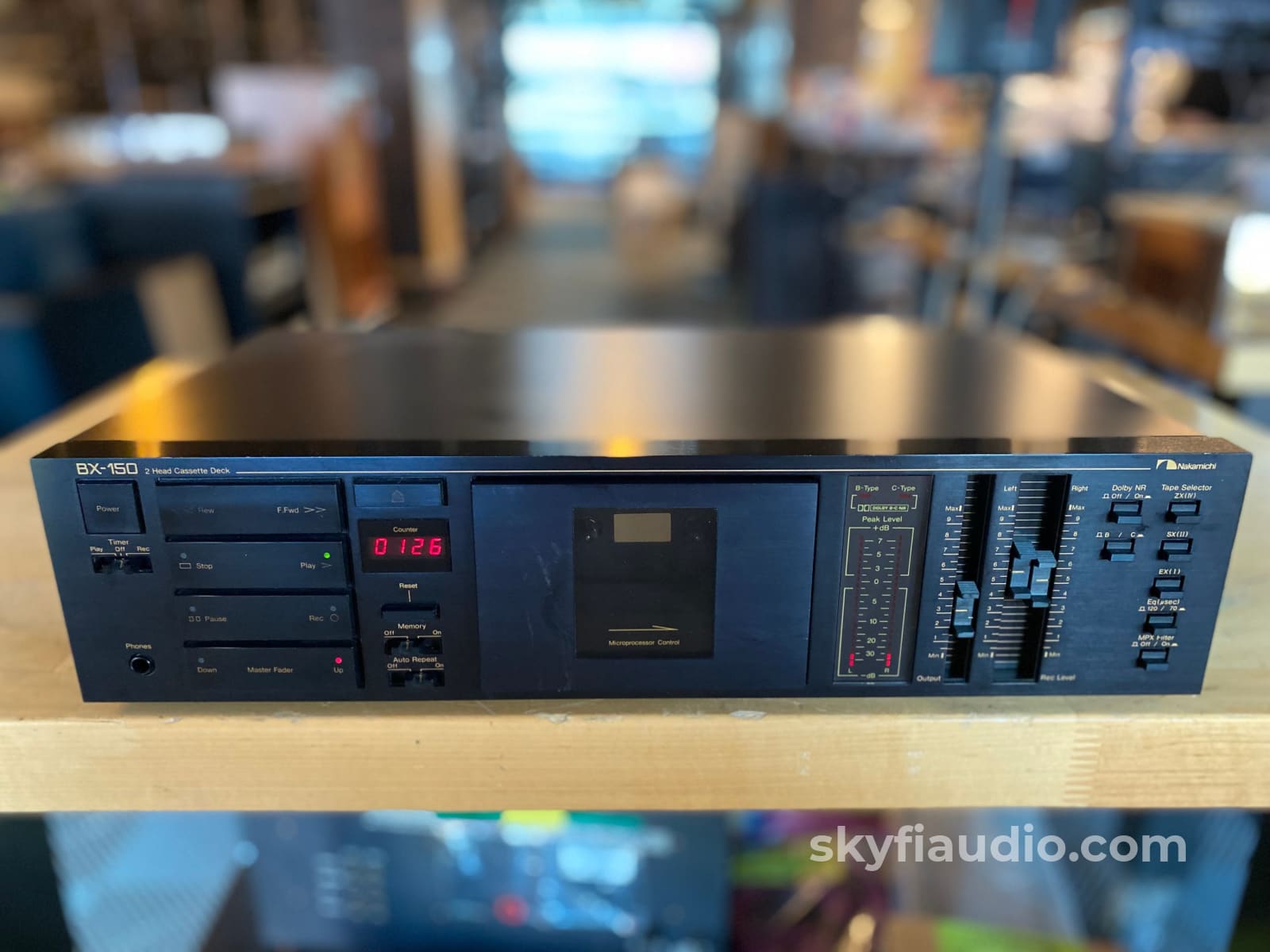 Nakamichi Bx-150 Dual Head Cassette Deck - Dolby B/C Tape