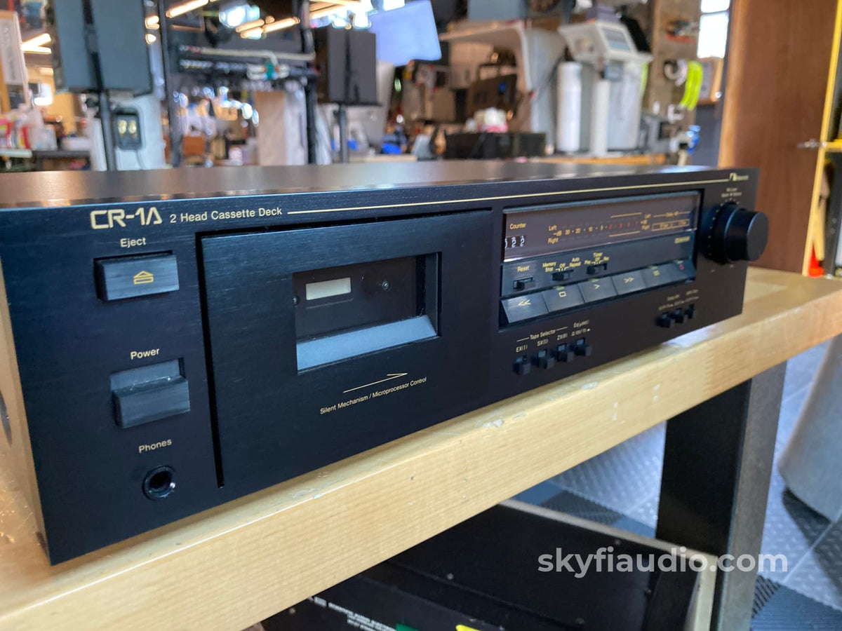 Nakamichi Cr1-A Two Head Cassette Deck - Fully Tested Tape