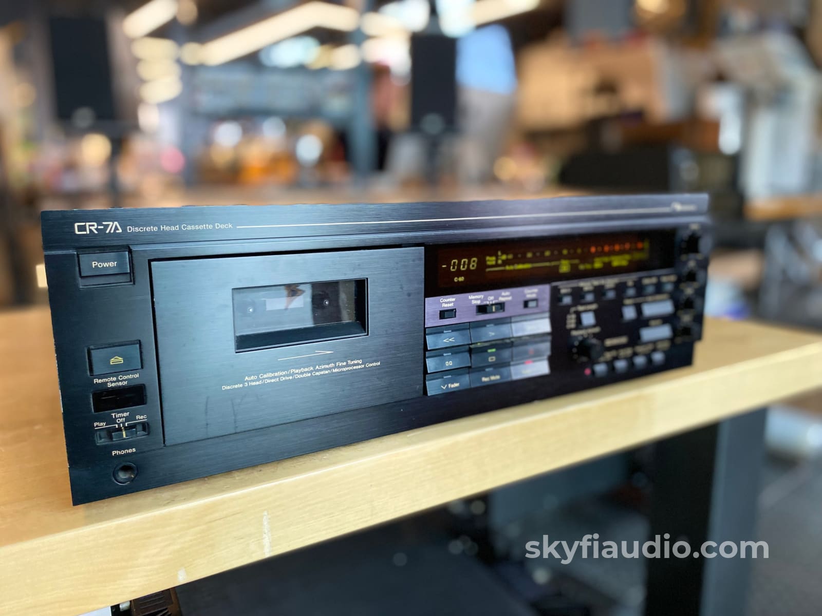 Nakamichi Cr-7A Cassette Deck - Playback Machine Read Description Tape
